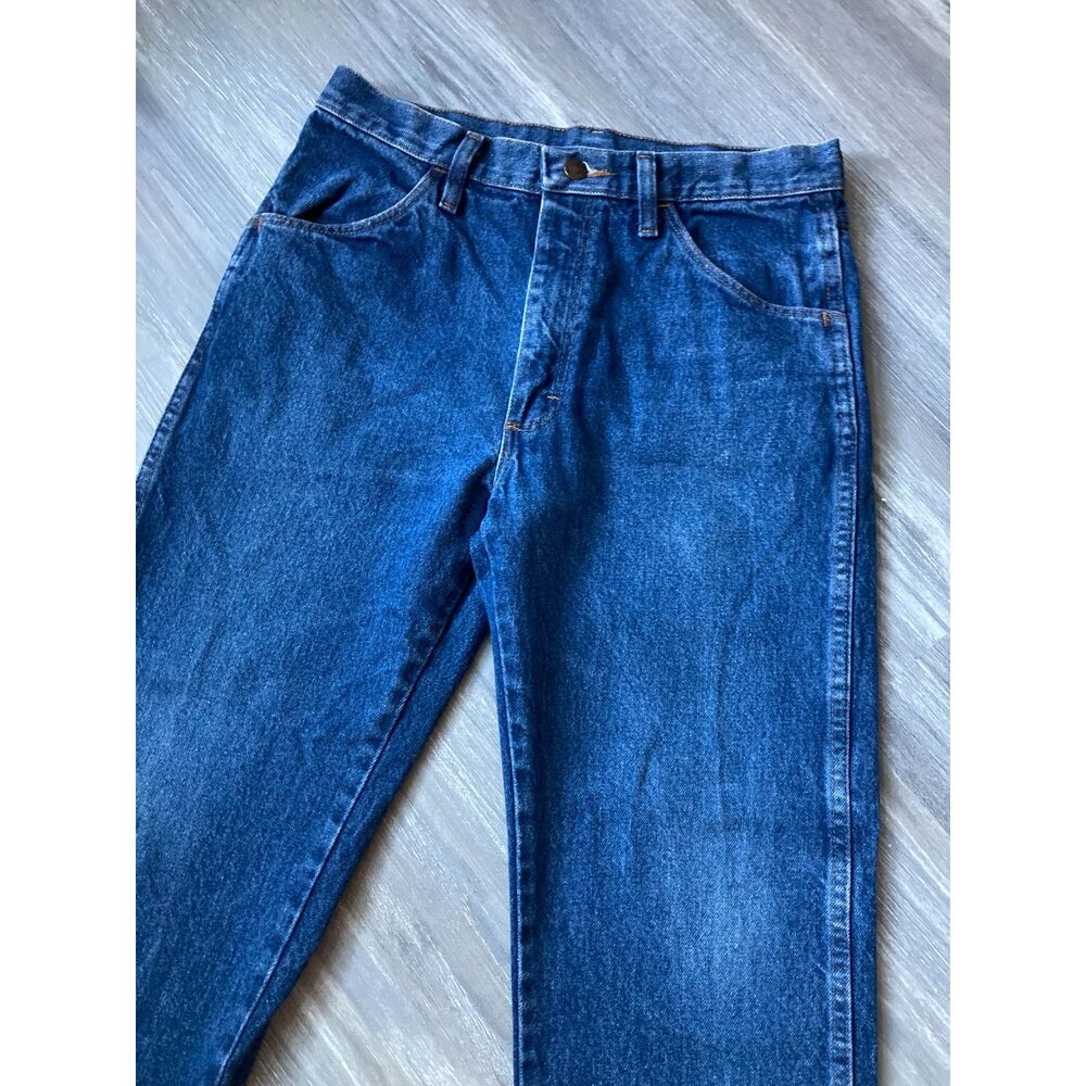 Crop Ankle Y2K 100% Cotton Denim Jean Dark Wash Rustler 2000s 30 x 25